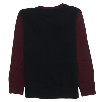 Jordan Boys Black & Burgundy Crew Neck Sweatshirt XL 13-15 Years Graphic Print