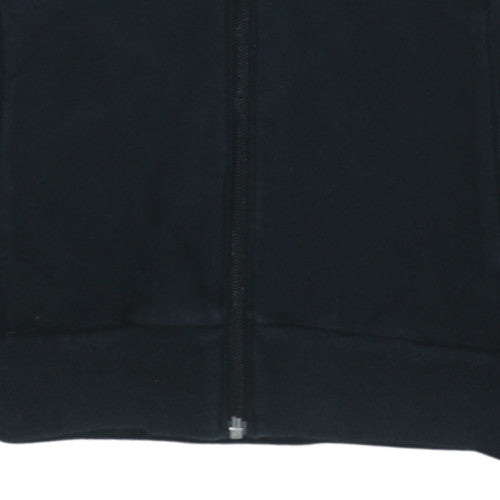 Womens UK Size M Nike Black Full Zip Hoodie