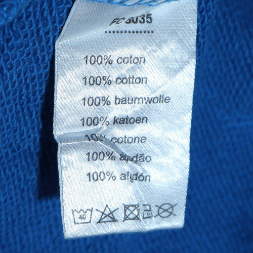Mens UK Size M Lacoste Blue Full Zip Hoodie