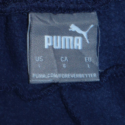 Mens UK Size L PUMA Regular Fit Jogger Blue Trousers