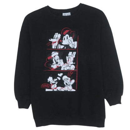 Womens UK Size L Disney Black Pullover Sweatshirt