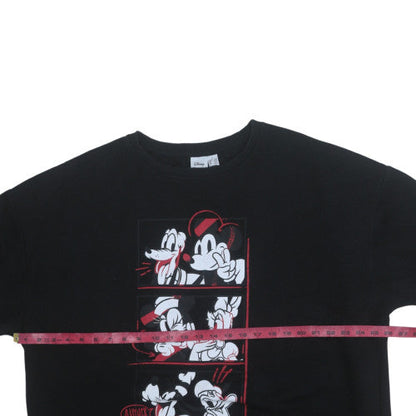 Womens UK Size L Disney Black Pullover Sweatshirt