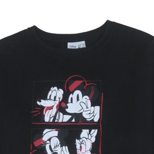 Womens UK Size L Disney Black Pullover Sweatshirt