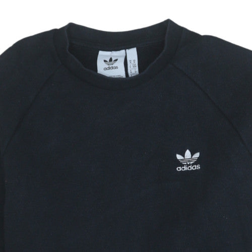 Mens UK Size M adidas Black Pullover Sweatshirt