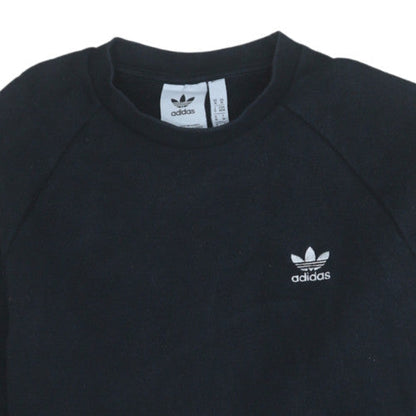 Mens UK Size M adidas Black Pullover Sweatshirt