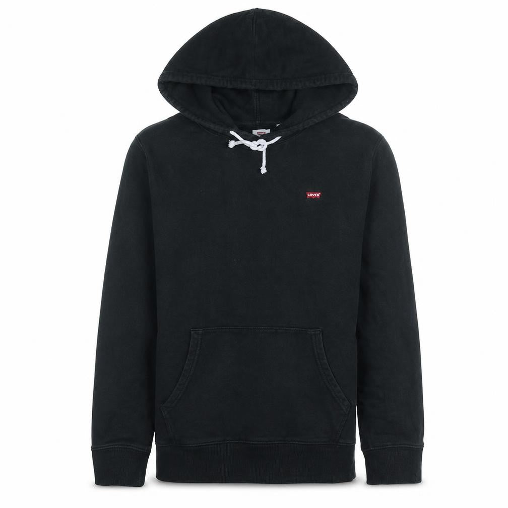 Mens UK Size M Levi's Black Pullover Hoodie