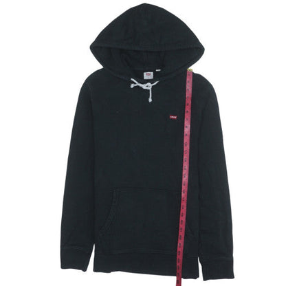 Mens UK Size M Levi's Black Pullover Hoodie