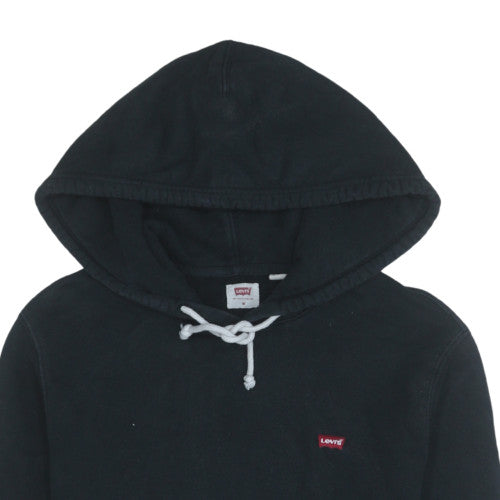 Mens UK Size M Levi's Black Pullover Hoodie