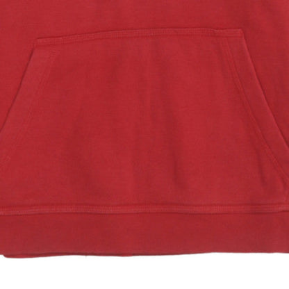 Nike Boys Red Pullover Hoodie L 147-158cm Cotton Blend Fleece Sweatshirt