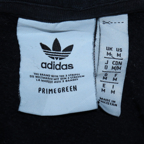 Mens UK Size M adidas Black Pullover Hoodie