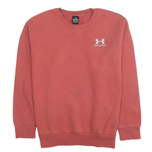 Womens UK Size M Under armour Red Pullover Sweatshirt