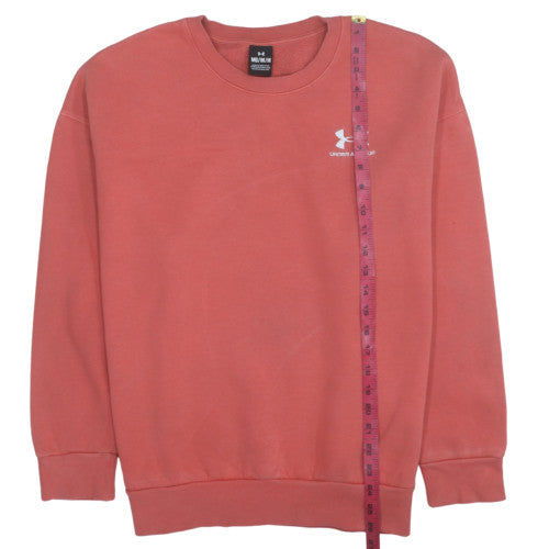Womens UK Size M Under armour Red Pullover Sweatshirt