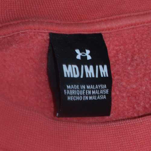 Womens UK Size M Under armour Red Pullover Sweatshirt