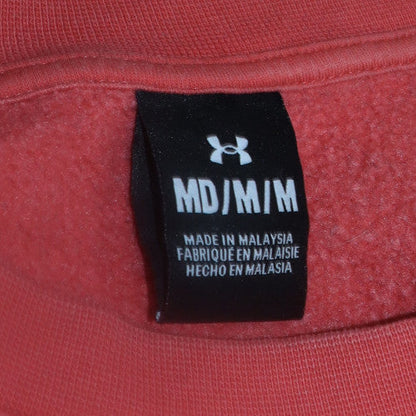 Womens UK Size M Under armour Red Pullover Sweatshirt