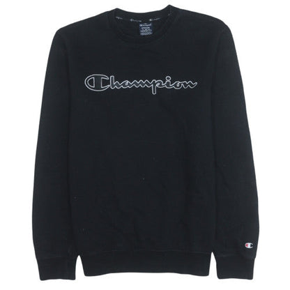 Mens UK Size M Champion Black Pullover Sweatshirt