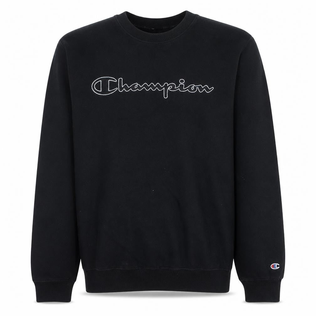 Mens UK Size M Champion Black Pullover Sweatshirt