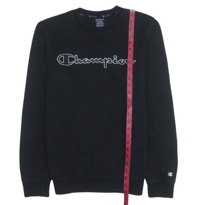 Mens UK Size M Champion Black Pullover Sweatshirt