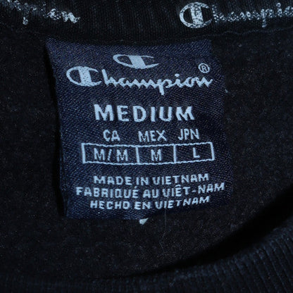 Mens UK Size M Champion Black Pullover Sweatshirt