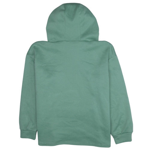 Womens UK Size L ROMWE Green Pullover Hoodie