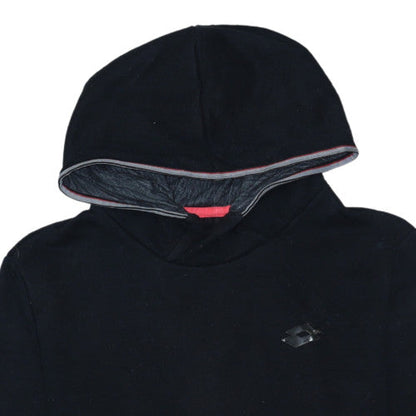 Mens UK Size M Lotto Black Pullover Hoodie