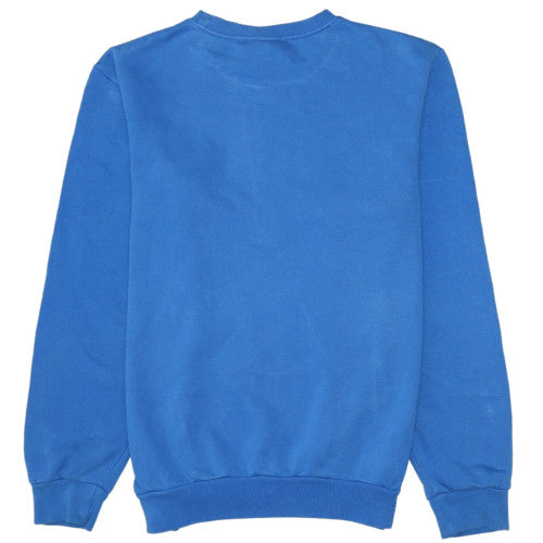 Mens UK Size S adidas Blue Pullover Sweatshirt