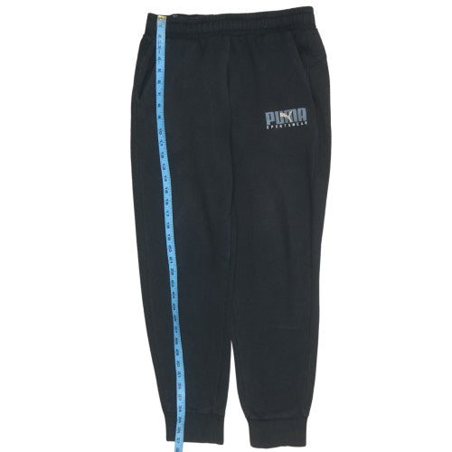 Mens UK Size M PUMA Regular Fit Jogger Black Trousers