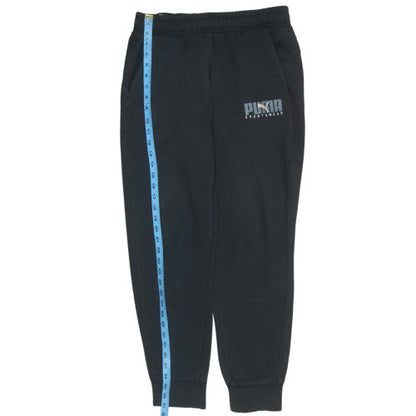 Mens UK Size M PUMA Regular Fit Jogger Black Trousers