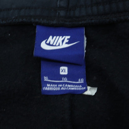 Nike Men’s Black XL Sweatpants with Logo and Drawstring Waist