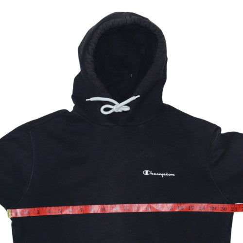 Mens UK Size M Champion Black Pullover Hoodie