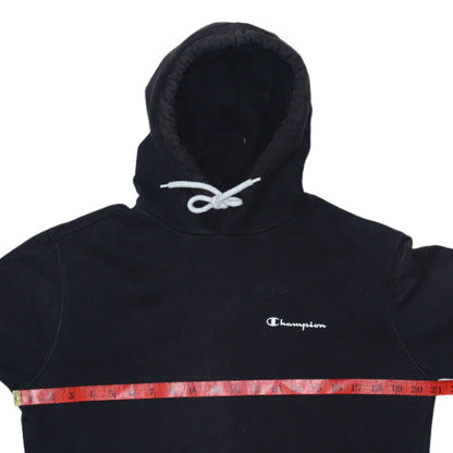 Mens UK Size M Champion Black Pullover Hoodie