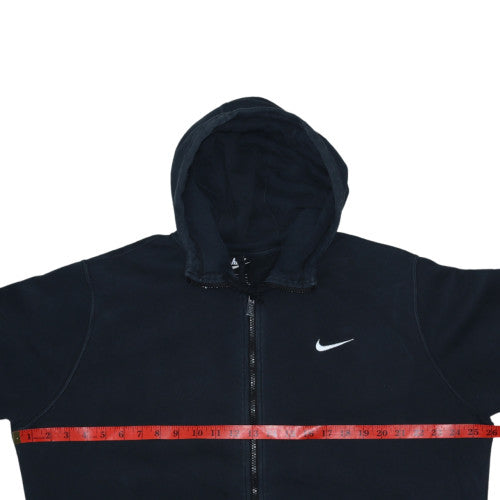 Mens UK Size XL Nike Black Full Zip Hoodie