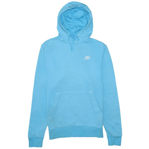 Womens UK Size S Nike Blue Pullover Hoodie