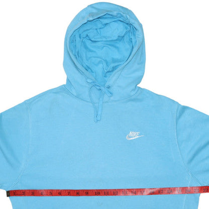 Womens UK Size S Nike Blue Pullover Hoodie