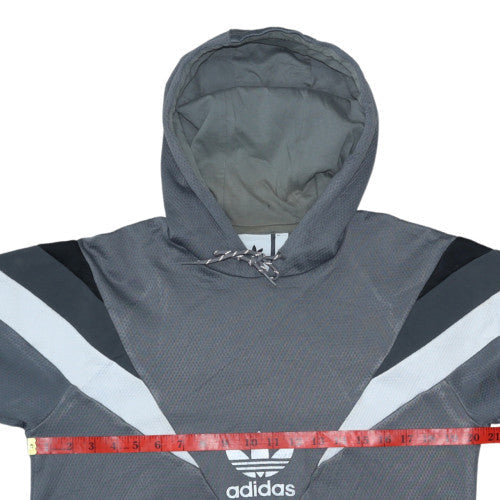 Mens UK Size S adidas Grey Pullover Hoodie