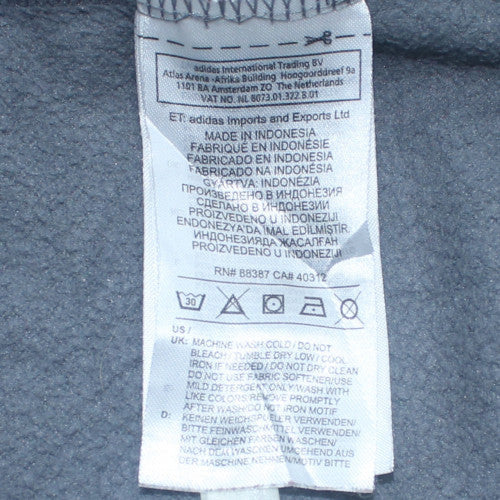 Mens UK Size S adidas Grey Pullover Hoodie