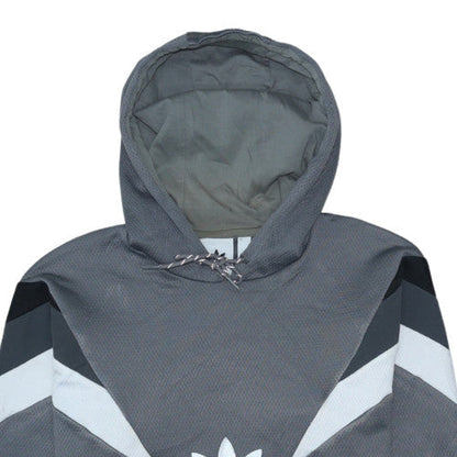Mens UK Size S adidas Grey Pullover Hoodie