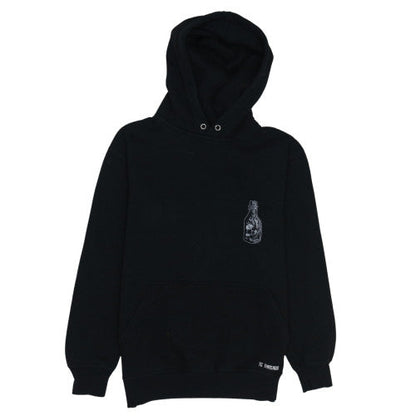 Mens UK Size M TC Threads Black Pullover Hoodie