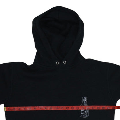 Mens UK Size M TC Threads Black Pullover Hoodie