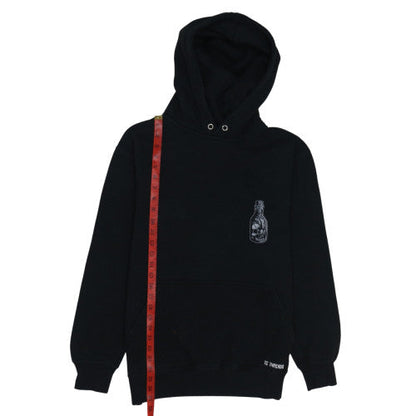 Mens UK Size M TC Threads Black Pullover Hoodie