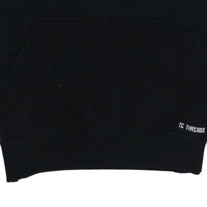 Mens UK Size M TC Threads Black Pullover Hoodie
