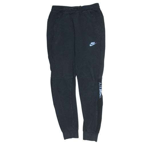 Mens UK Size S Nike Regular Fit Jogger Black Trousers