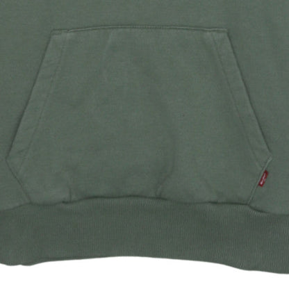 Levi's Boys Green Pullover Hoodie 14A 164cm Fleece Logo Sweatshirt