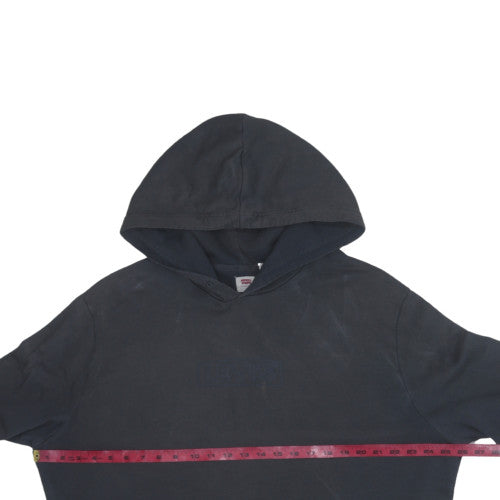 Mens UK Size XL Levi's Black Pullover Hoodie