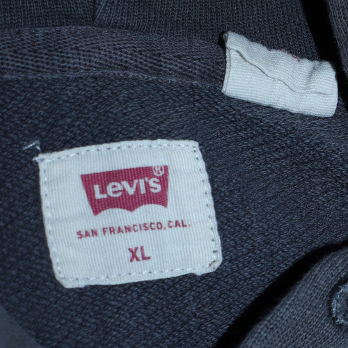 Mens UK Size XL Levi's Black Pullover Hoodie