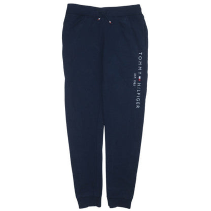 Boys UK Size 14 Years Tommy Hilfiger Regular Fit Jogger Blue Trousers