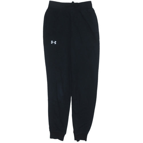 Womens UK Size XS Under armour Relaxed Fit Jogger Black Trousers