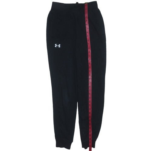 Womens UK Size XS Under armour Relaxed Fit Jogger Black Trousers