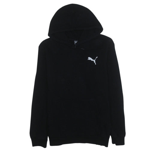 Mens UK Size M PUMA Black Pullover Hoodie