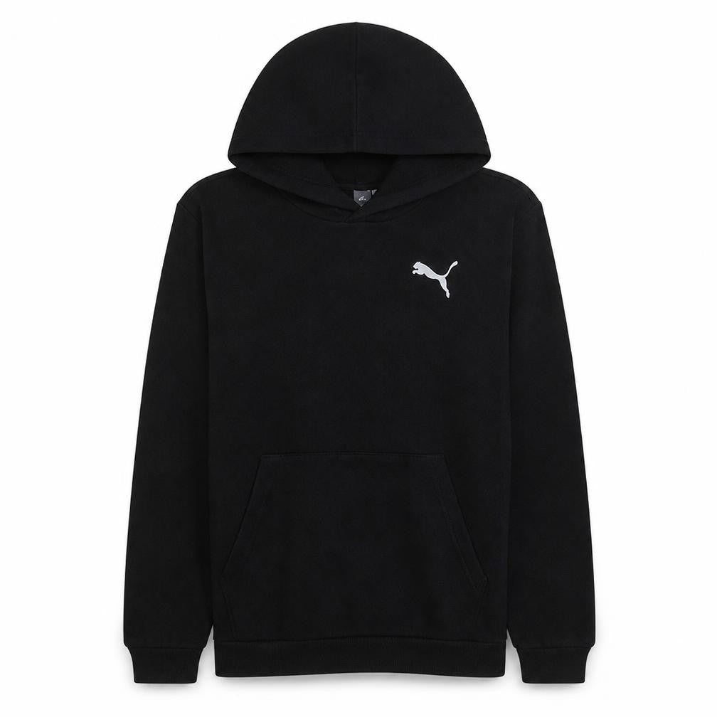 Mens UK Size M PUMA Black Pullover Hoodie