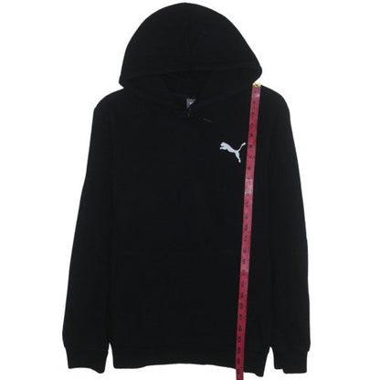 Mens UK Size M PUMA Black Pullover Hoodie